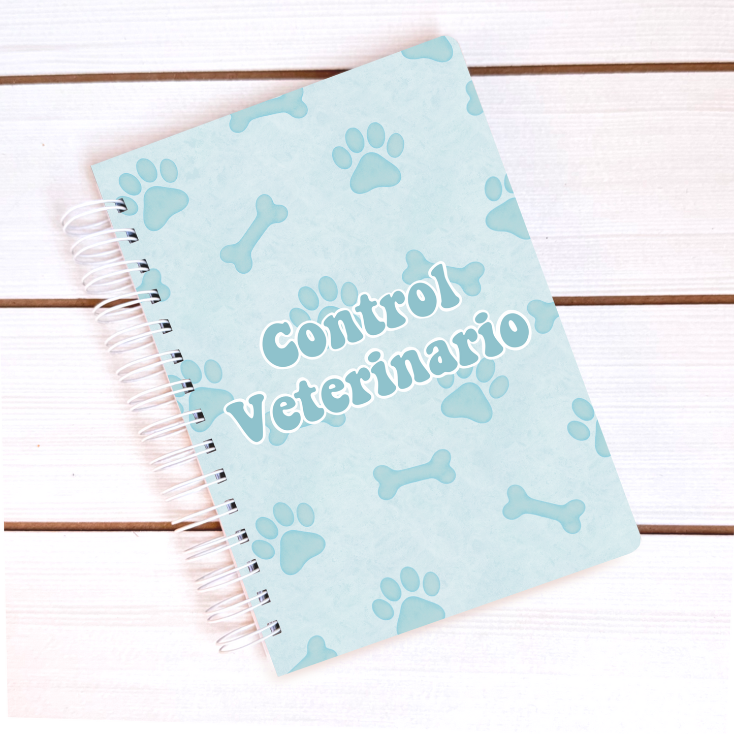 Cuaderno de Control Veterinario Tamaño M