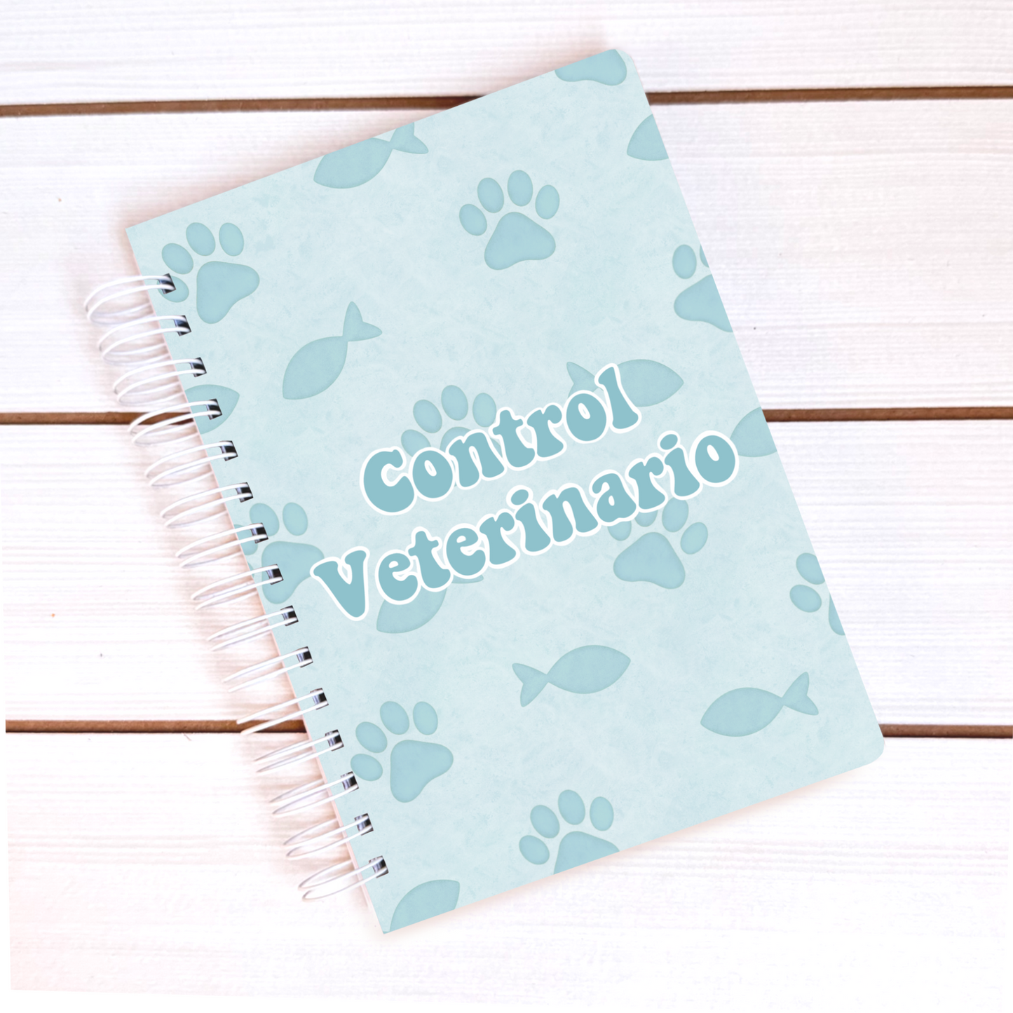 Cuaderno de Control Veterinario Tamaño M