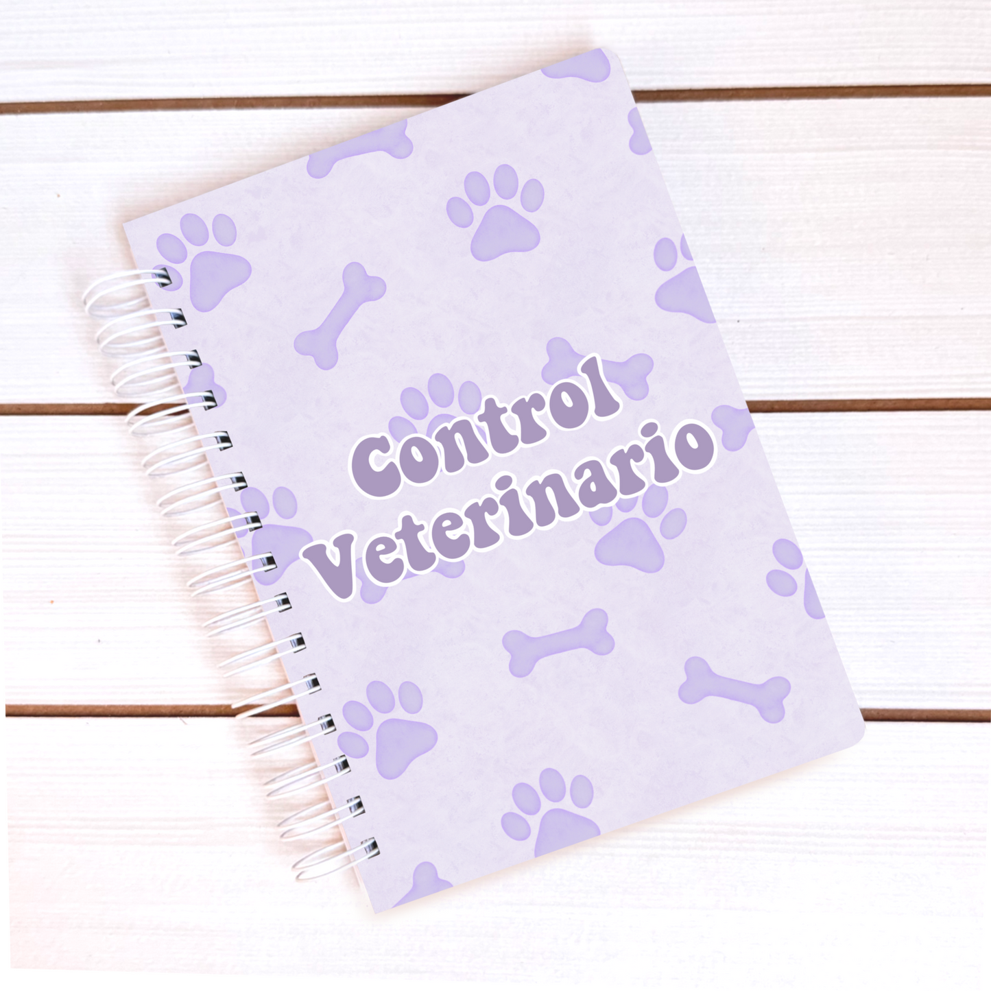 Cuaderno de Control Veterinario Tamaño M