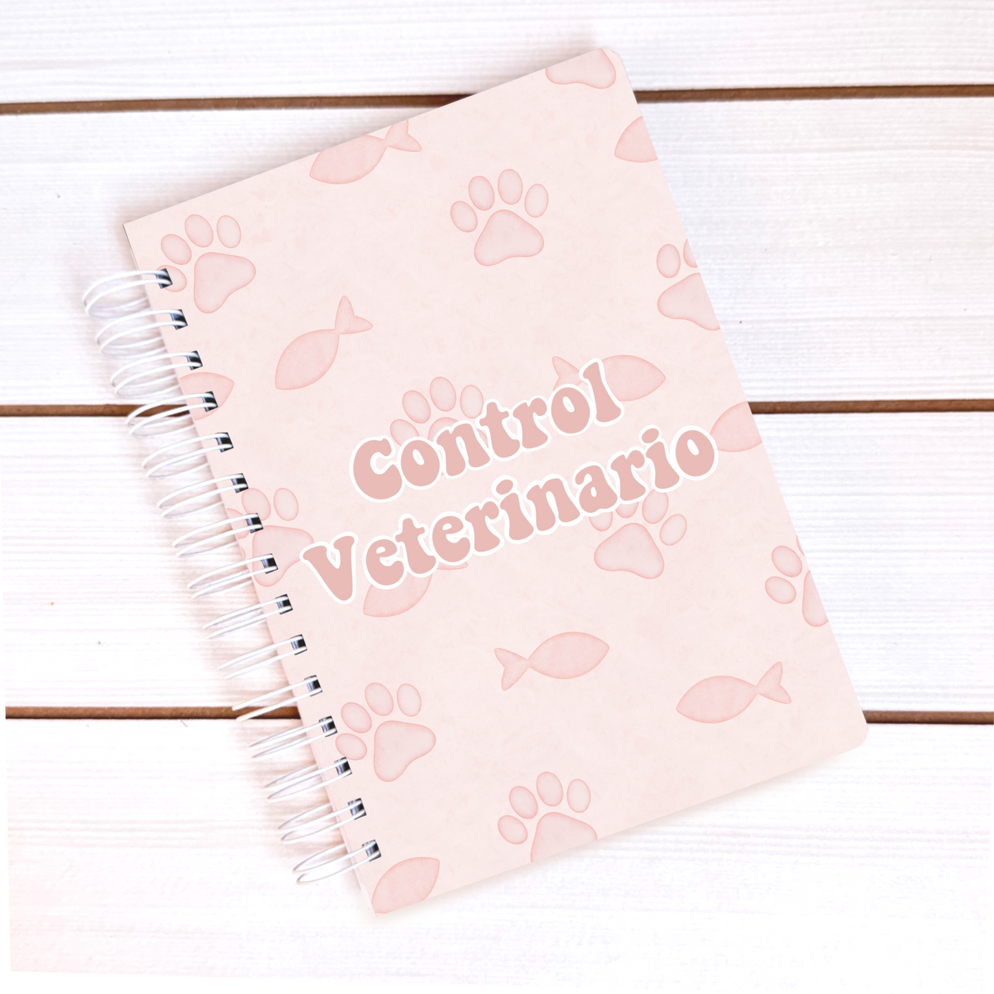 Cuaderno de Control Veterinario Tamaño M