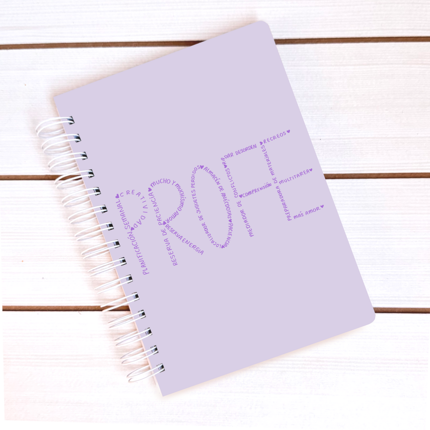 Cuaderno + planificación profe