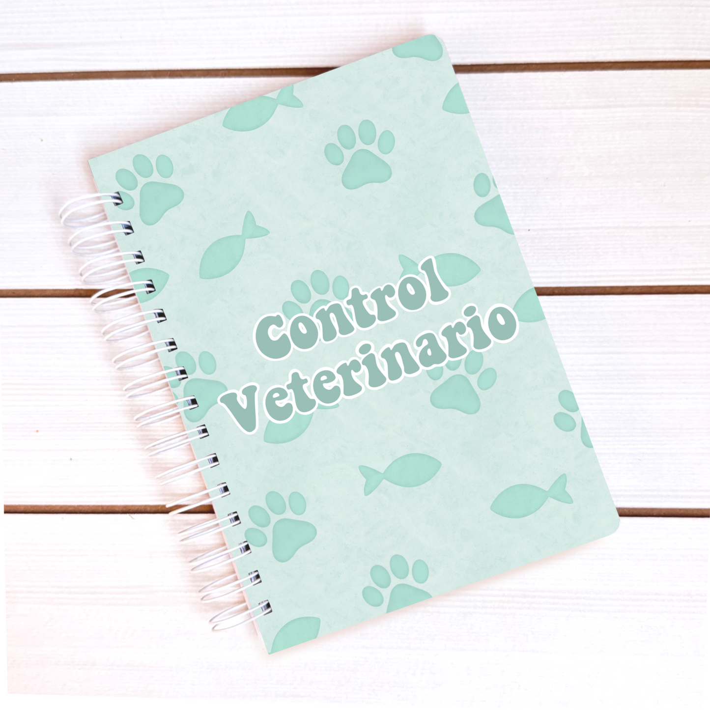 Cuaderno de Control Veterinario Tamaño M