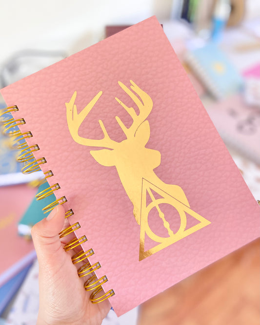 Cuaderno HP rosado FOIL tamaño M