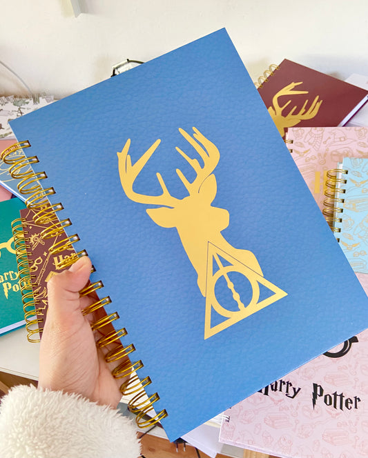 Cuaderno HP azul Foil tamaño L