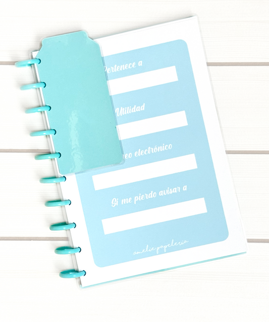 Cuaderno de discos L Celeste