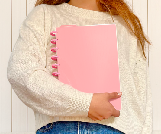 Cuaderno de discos L Rosado