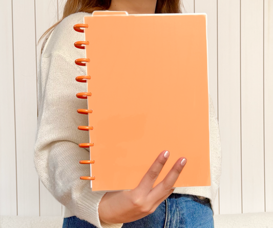 Cuaderno de discos L Naranja