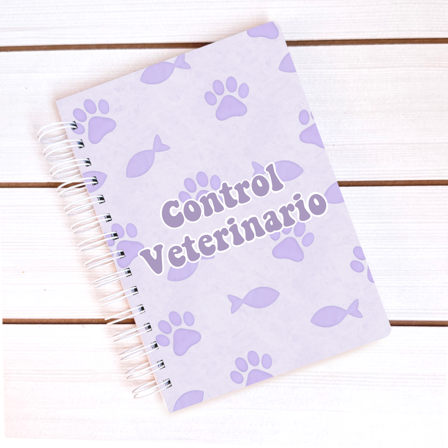 Cuaderno de Control Veterinario Tamaño M
