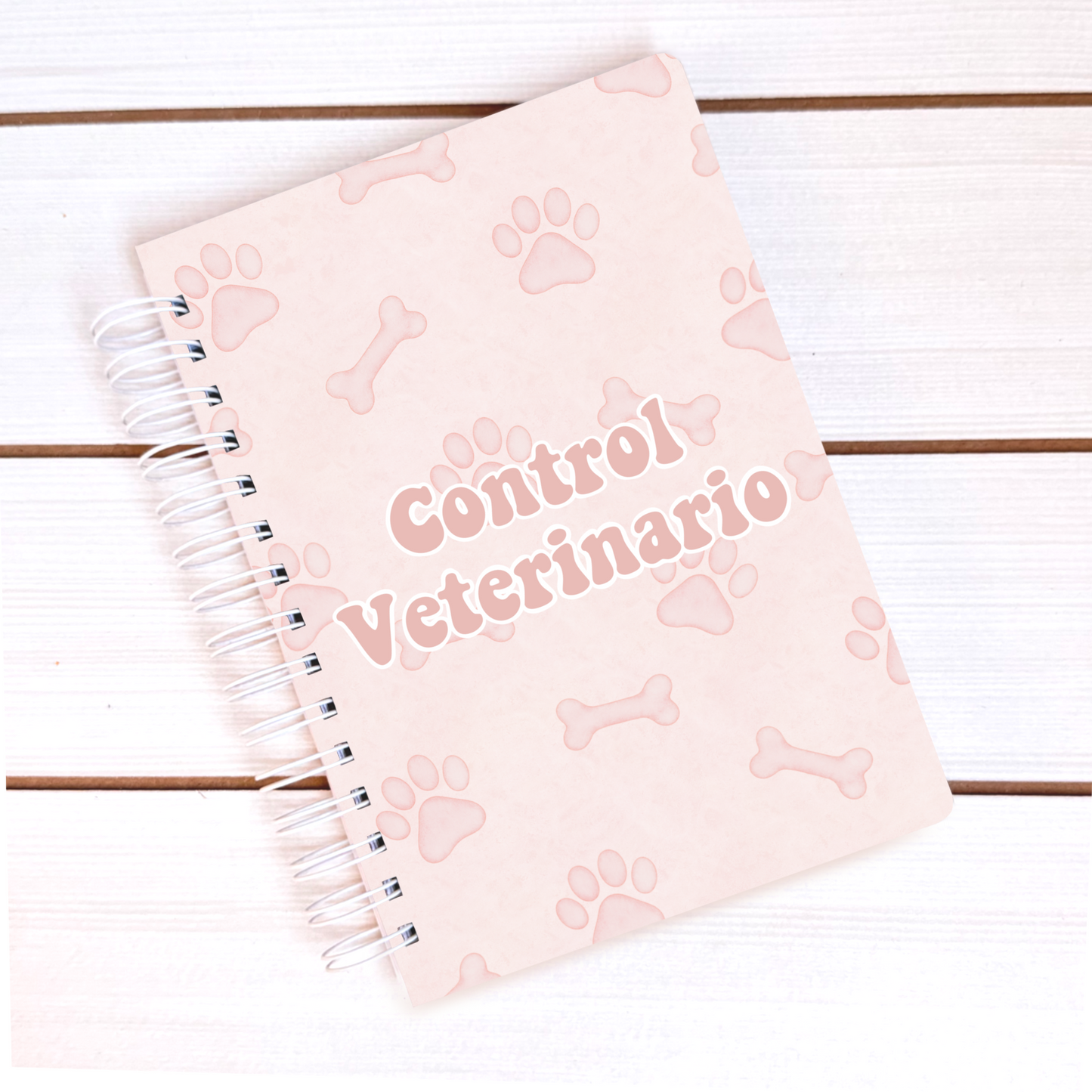 Cuaderno de Control Veterinario Tamaño M
